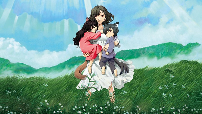 «Волчьи дети Амэ и Юки» (© 2012 Wolf Children Film Production Partners)