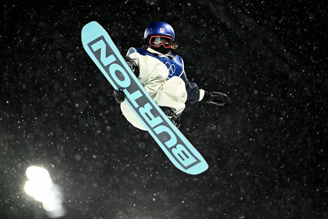 Ono Mitsuki, médaille de bronze en snowboard halfpipe le 12 février. (© Reuters)