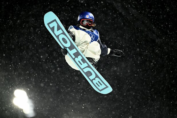 Ono Mitsuki, médaille de bronze en snowboard halfpipe le 12 février. (© Reuters)