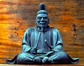 和田義盛木像(非公開・拝観不可、来福寺蔵)=写真提供・神奈川県三浦市
