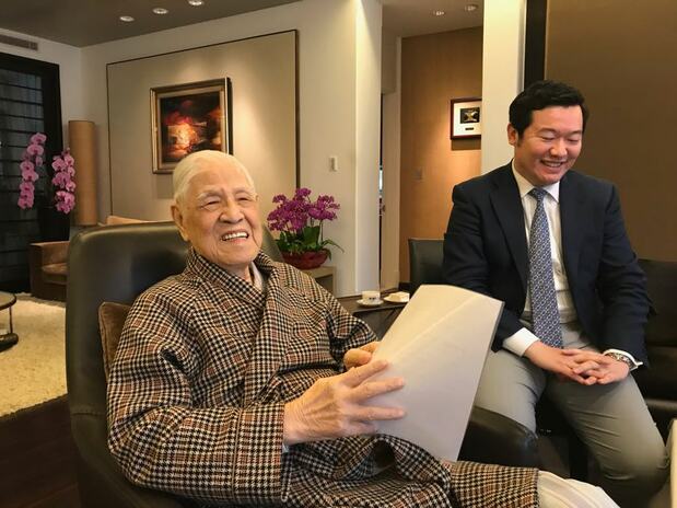 李登輝の下で長く仕事をするうちに、「そろそろ日本へ帰って選挙に出ないか」と持ちかけられることもあった(早川友久氏提供)