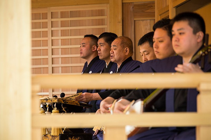 六代豊竹呂太夫の義太夫節は、喜怒哀楽が豊かな表現力で語られる