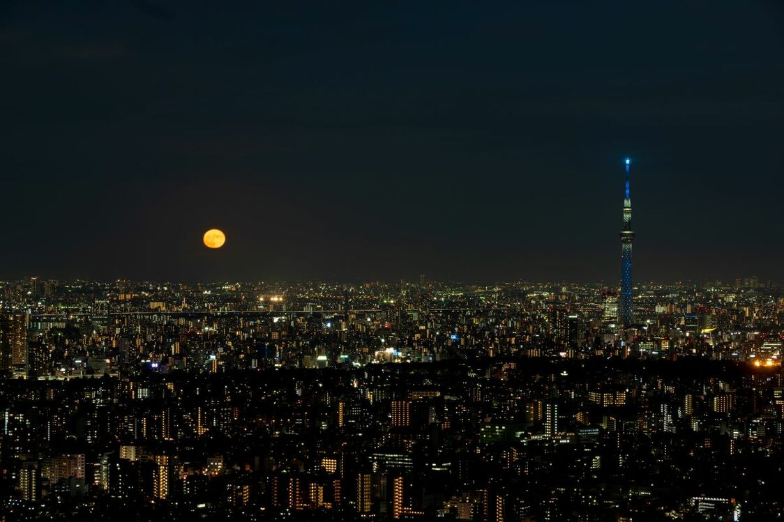 Vue depuis la terrasse d’observation du Sunshine 60 (© Sunshine City)