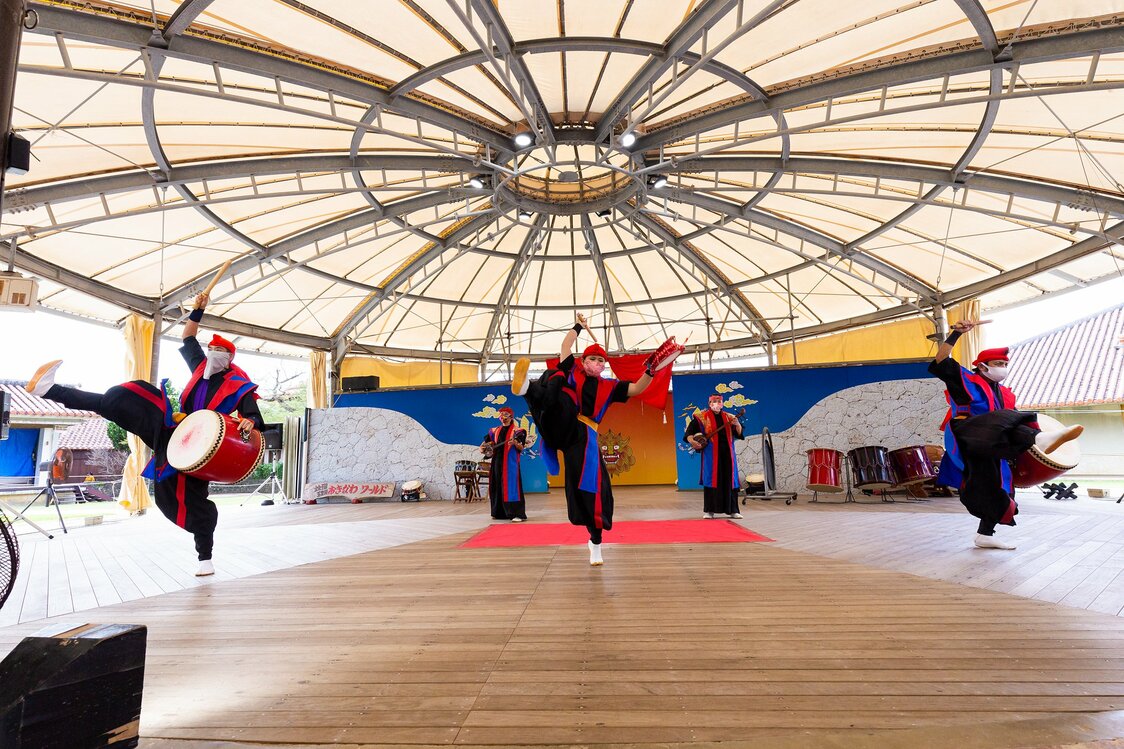 Dancers perform in the Super Eisā Show, which lasts around 30 minutes.