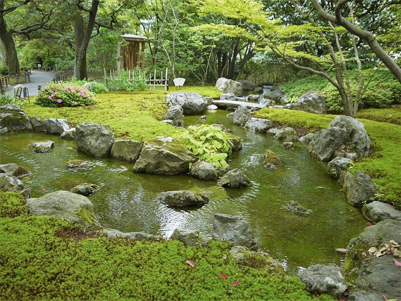 城南宮的曲水庭園，中根金作作庭（提供：林亦峰）