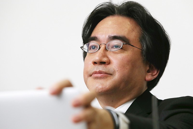Iwata Satoru, presidente de Nintendo, en una imagen tomada en Osaka el 7 de mayo de 2014.