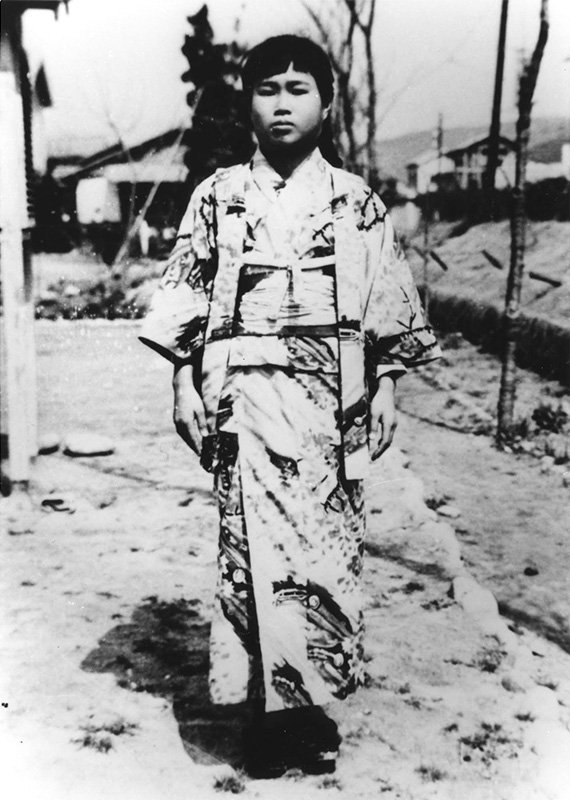 初めての着物姿（禎子12歳）写真提供＝佐々木 雅弘・広島平和記念資料館