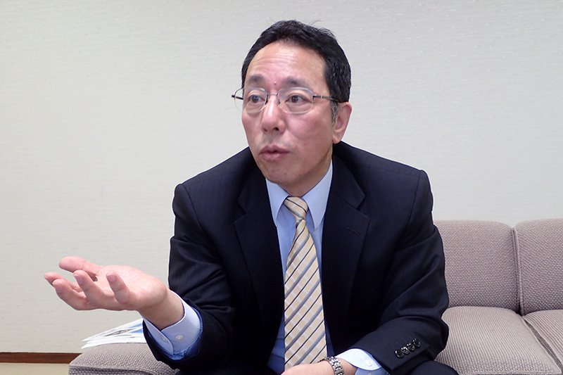 東電福島第1廃炉推進カンパニーの増田尚宏プレジデント＝2017年2月3日、東京都千代田区（筆者撮影）