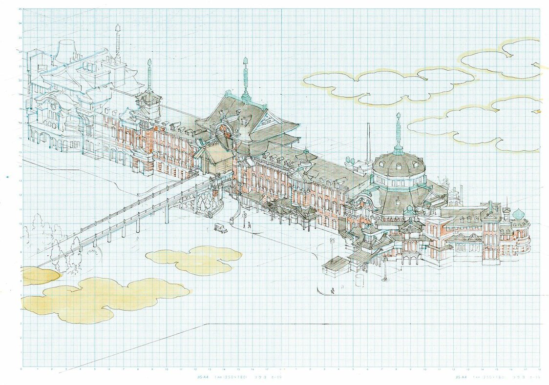 New One Hundred Views of Tokyo—Proposition for the Renovation of Tokyo Station (First version)