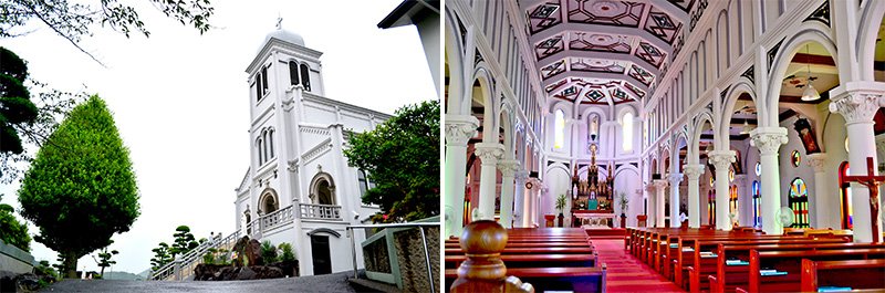 Iglesia de Himosashi, el edificio religioso de mayor tamaño de Hirado.