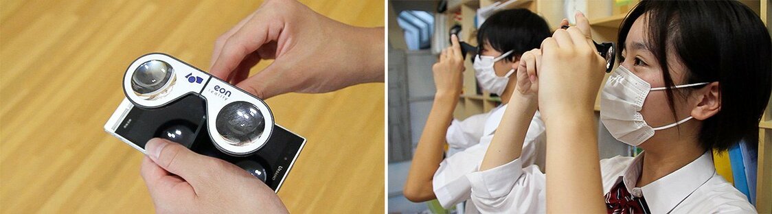 「バーチャル修学旅行360」VR映像体験（イメージ）　JTB提供