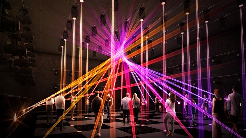 来場者全員が音楽の要素となる館内ホールのイメージ　© KOTRA (Korea Trade-Investment Promotion Agency)
