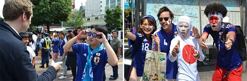 For many soccer fans, the occasion was an opportunity to dress up.