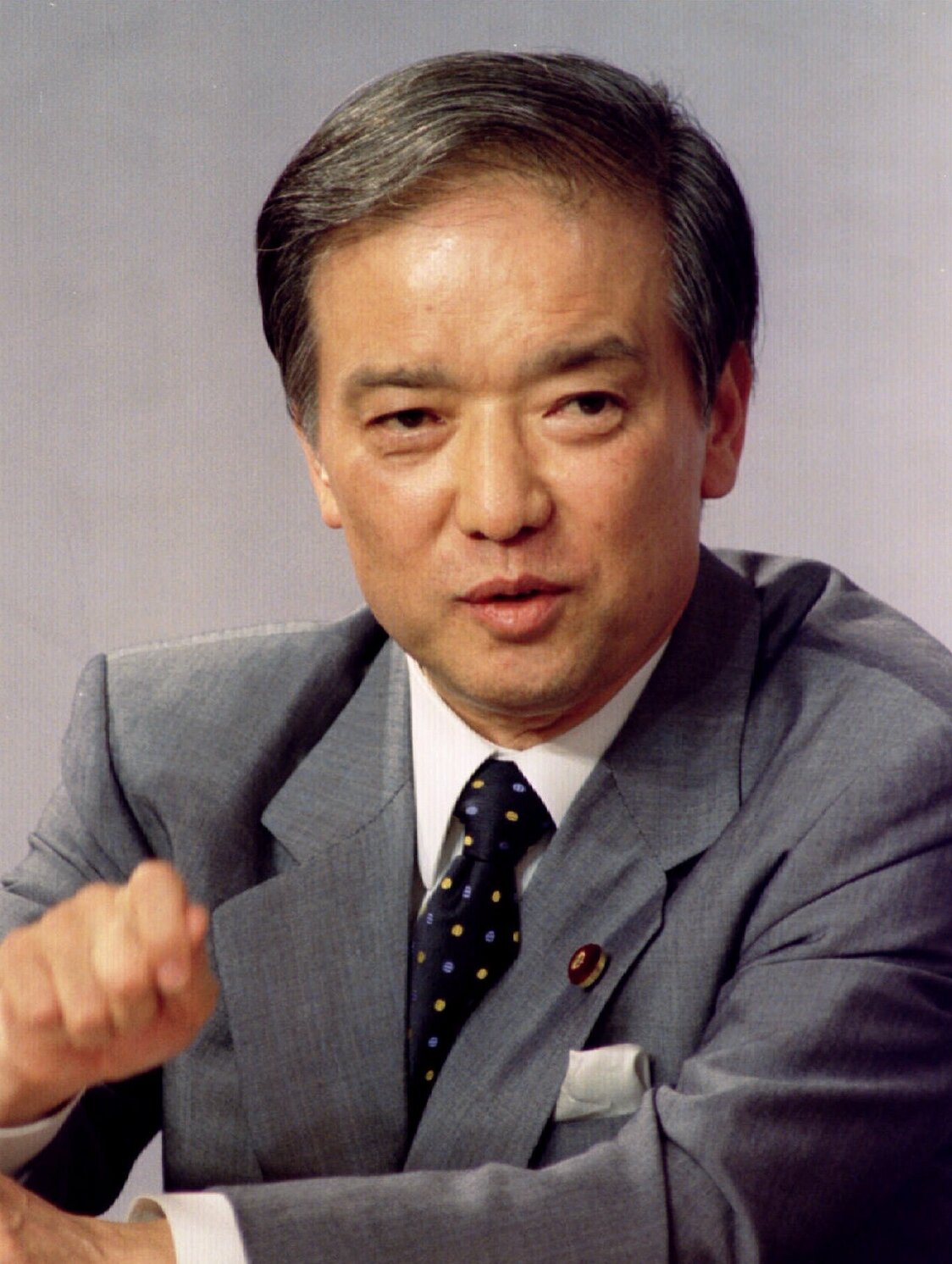 海部元首相＝1994年6月29日（ロイター）