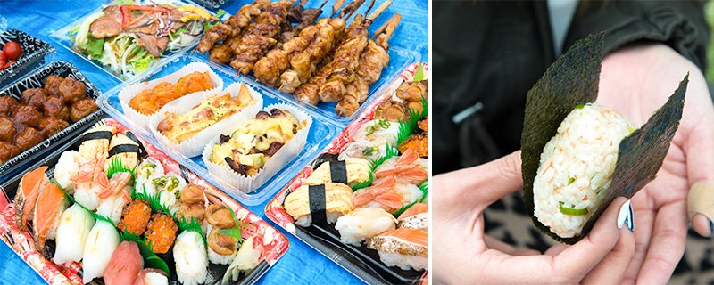 ¿Qué suelen comer los japoneses bajo los cerezos?