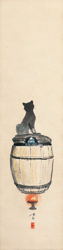 Neko no kaidan (Cat Ghost Story). Since ancient times there was a belief that cats could summon the spirits of the dead. The rakugo tale Cat Ghost Story describes the strange events that occur when Yōtarō is carrying the body of his dead father-in-law.