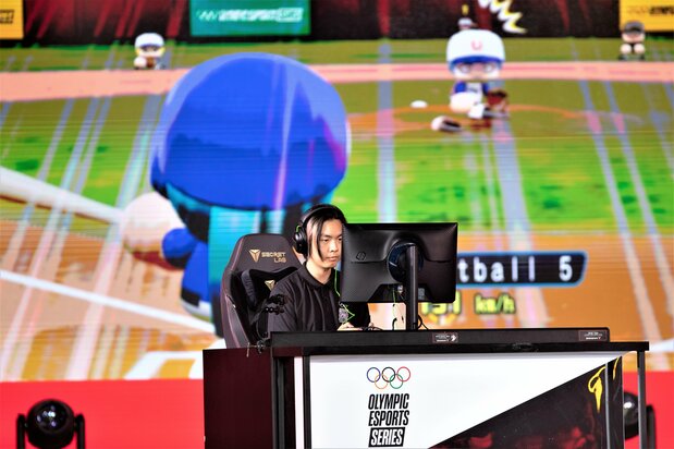 野球競技にはコナミデジタルエンタテインメント社の『eBASEBALLパワフルプロ野球2020』が採用された ロイター