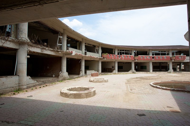 接近四分之三的儿童失去了尊贵生命的石卷市立大川小学。
