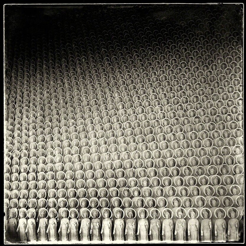 Une vue des 84 000 statues bouddhiques du temple Ichibata Yakushi d’Izumo. Les fidèles viennent ici guérir de leurs maladies des yeux.