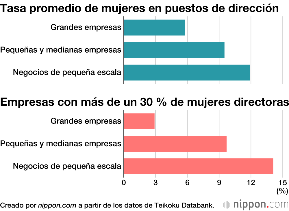 El Gobierno está lejos de alcanzar el objetivo del 30 % de mujeres en puestos directivos