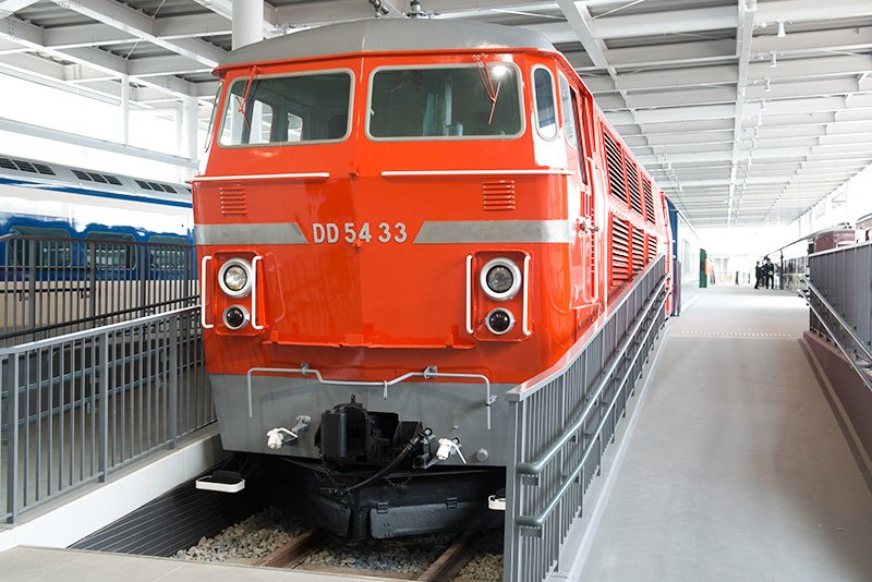 西ドイツ（当時）のエンジンを採用したディーゼル機関車、DD54形（1971年製）