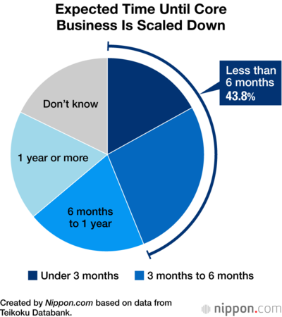 Expected Time Until Core Business Is Scaled Down