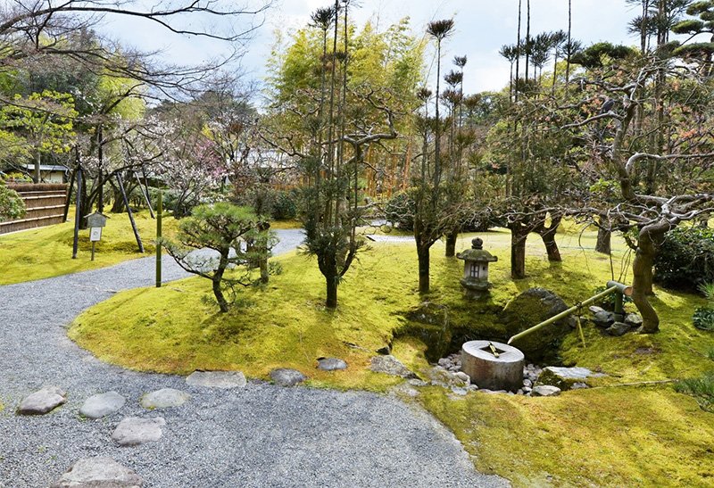 松花堂庭園，露地庭園（提供：林亦峰）