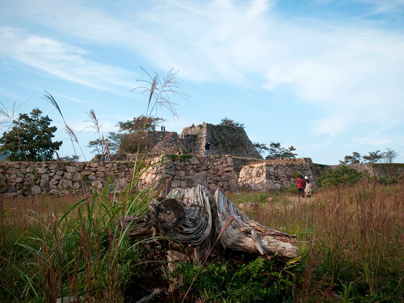 Le site du château de Takeda