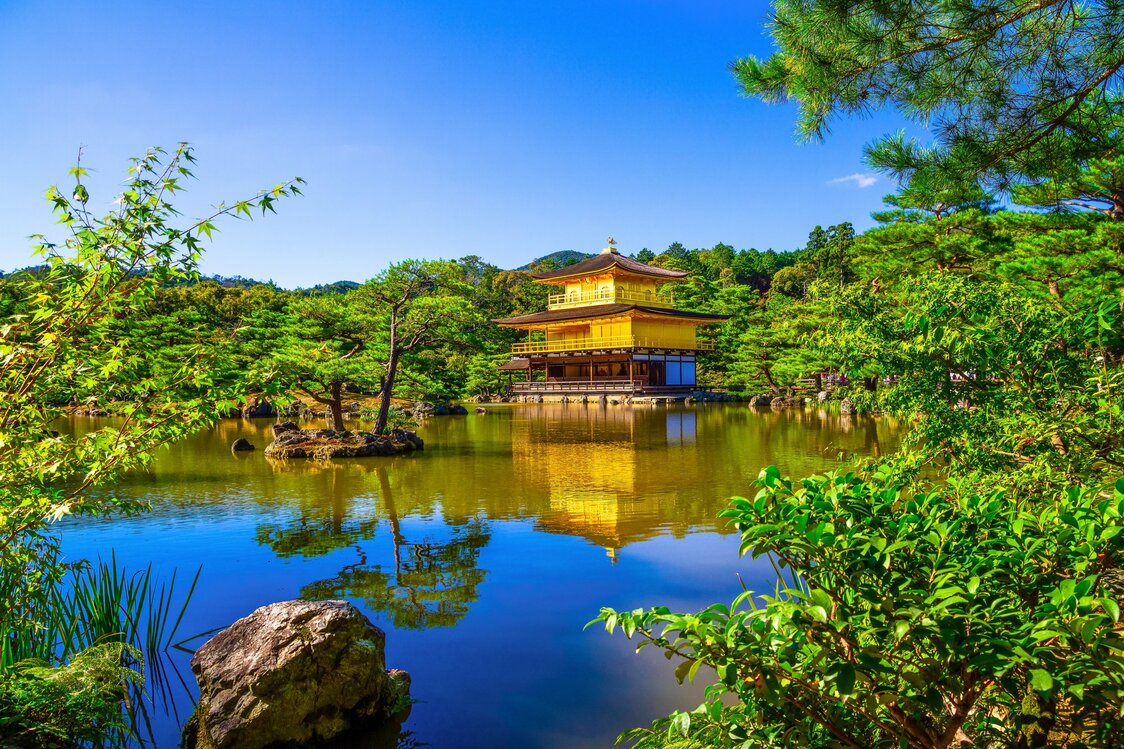 Le pavillon d’or Kinkaku-ji