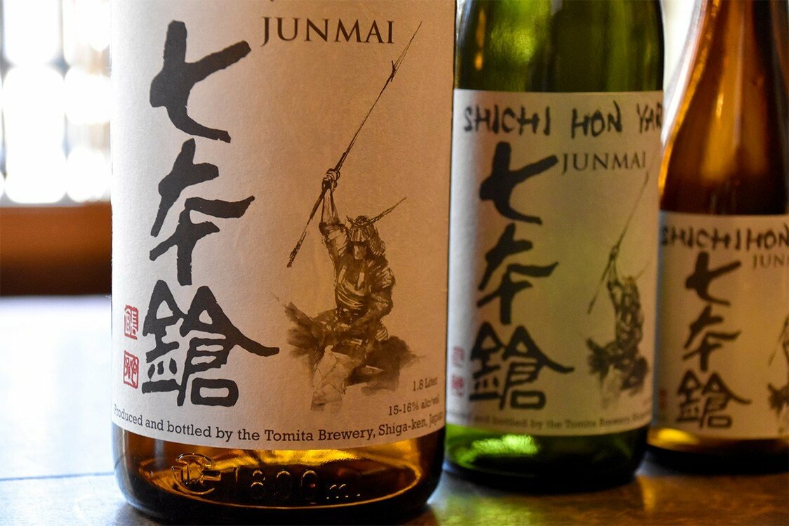 米国向けの純米酒サムライボトル。通称「SAMURAIラベル」