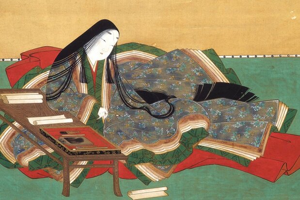 土佐光起绘制的《紫式部图》（石山寺藏品）