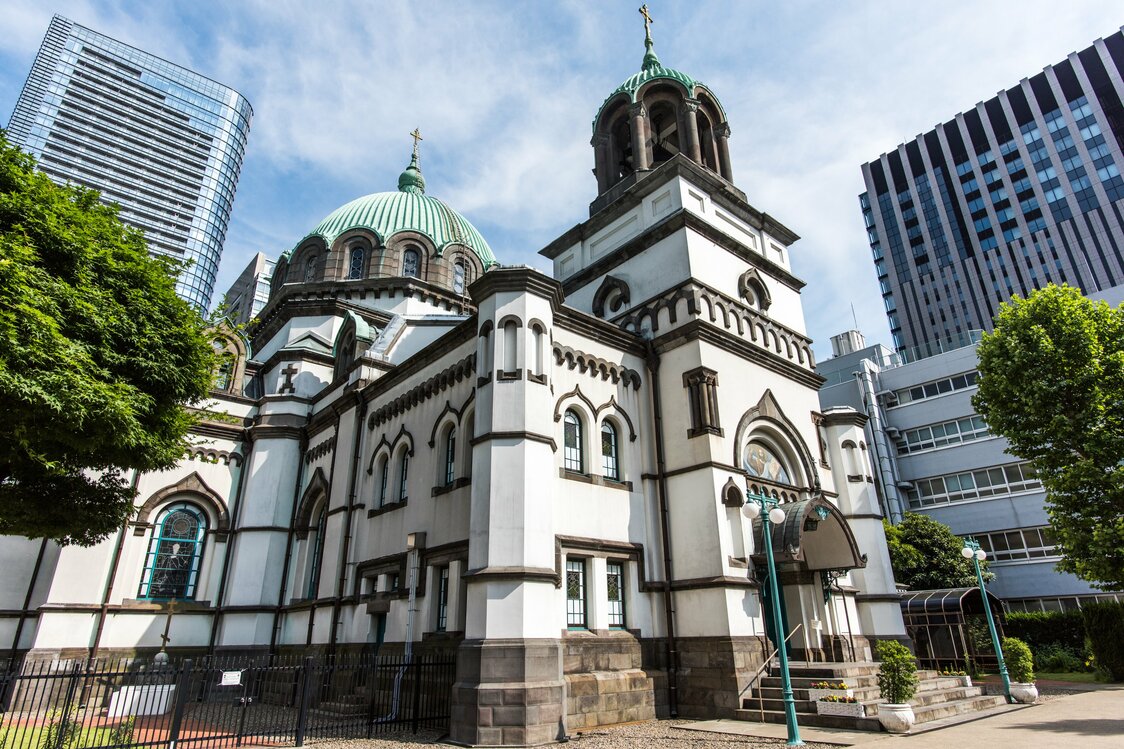 La cathédrale de la Sainte Résurrection (Nikolaidô) à Kanda, Tokyo. (Pixta)