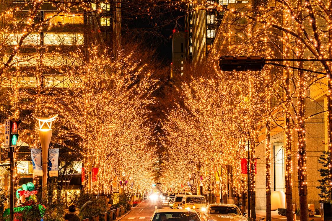 Le quartier de Marunouchi illuminé pour l’hiver
