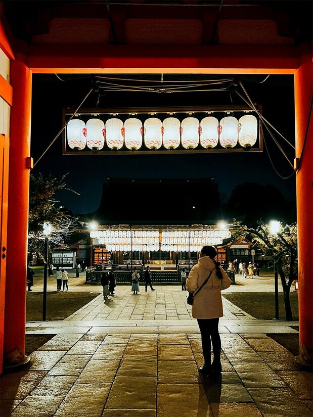 夜里的八坂神社