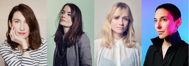 横浜フランス映画祭 2024に参加する女性監督たち。左からエリーズ・ジラール、ヴァネッサ・フィロ（©Philippe Quaisse / Unifrance）、カテル・キレヴェレ（©jean baptiste le mercier）、マリー・アマシュケリ（©Marie Rouge / Unifrance）