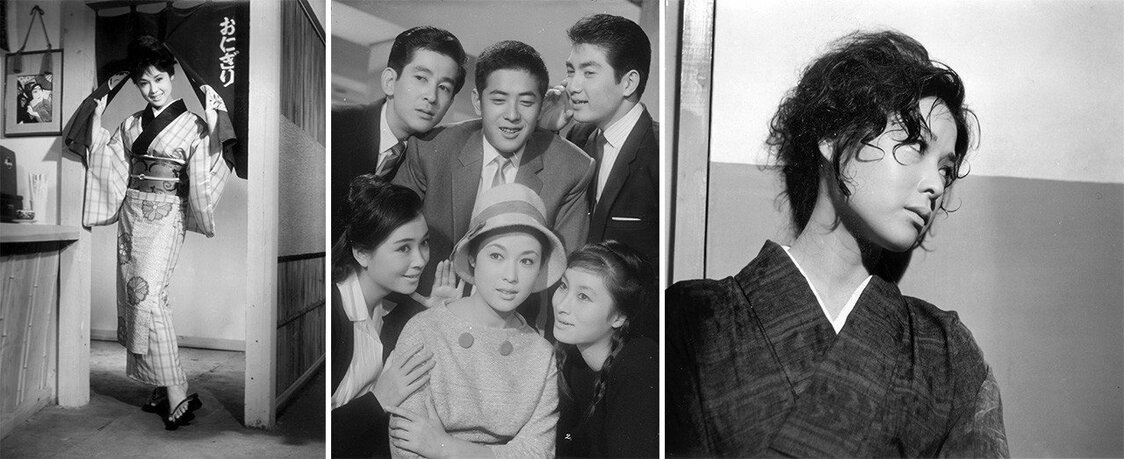 左から、田中重雄監督『東京おにぎり娘』、井上梅次監督『銀座っ子物語』、増村保造監督『妻は告白する』（ともに61年）　©KADOKAWA 1961