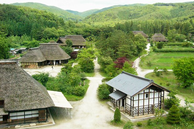 重现江户时代远野风情的“远野乡土村”（图片提供：远野乡土村）