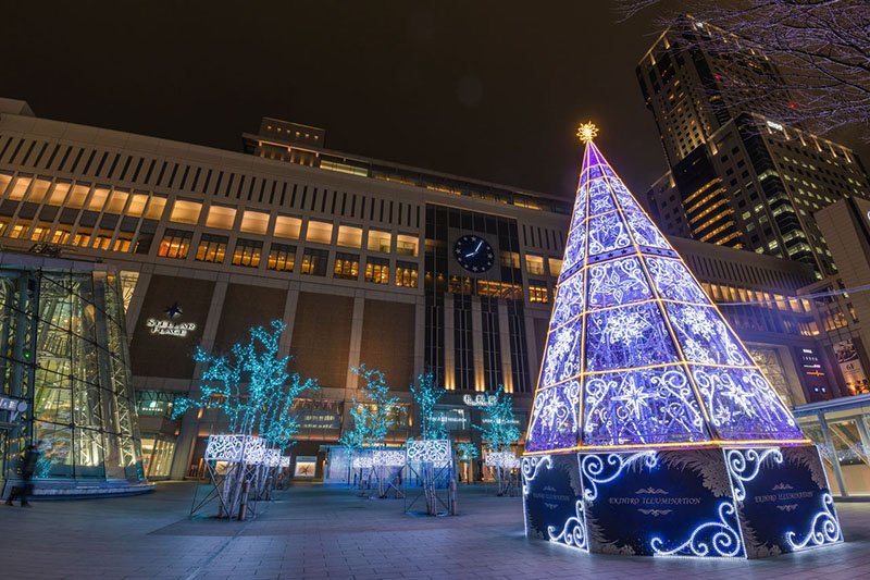 La iluminación blanca de Sapporo: el romanticismo de la ciudad invernal