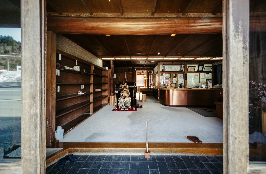 出羽屋の玄関