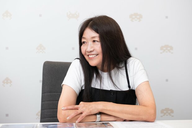 Tamayo durante la entrevista en la oficinas de Taito. (© Kodera Kei)