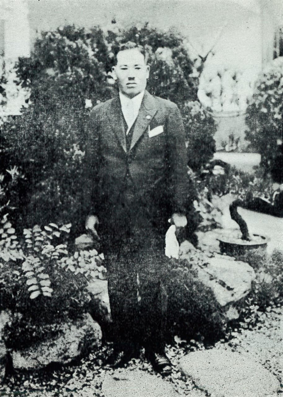 Tamai Kamejirō in Hualien, Taiwan, in 1938. (Photo from Tamai Kamejirō kaikoroku [The Memoirs of Tamai Kamejirō].)