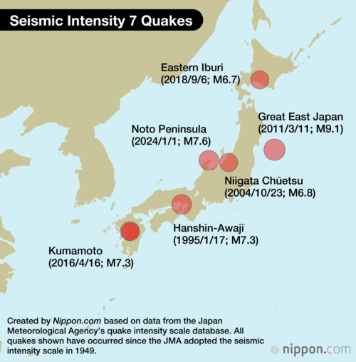 Seismic Intensity 7 Quakes