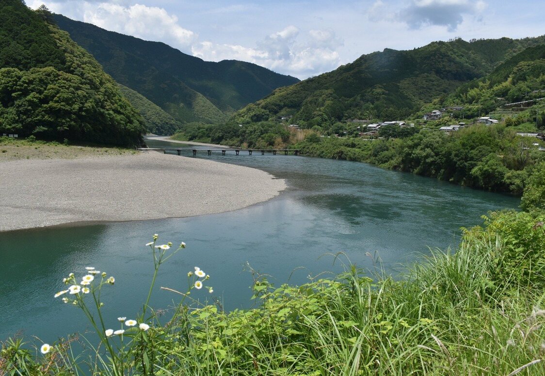 四万十川（筆者撮影）
