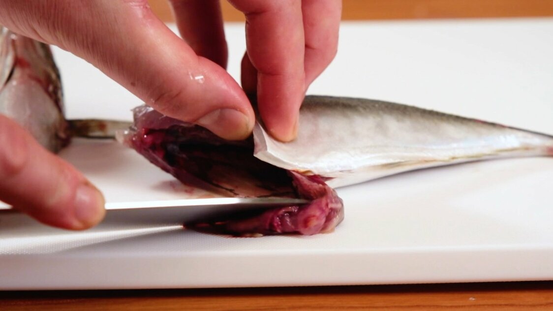 Japanese Seafood Culture: How to Fillet a Horse Mackerel