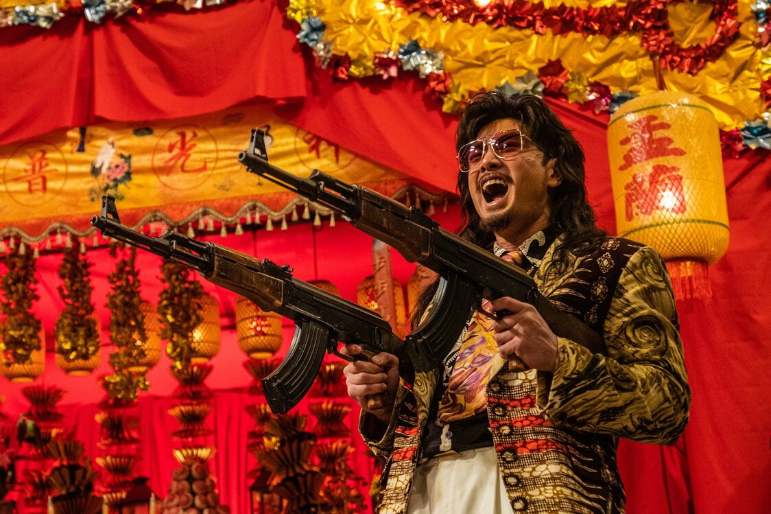 『トワイライト・ウォリアーズ』王九役のフィリップ・ン。怪演で人気をつかんだ　©2024 Media Asia Film Production Limited Entertaining Power Co. Limited One Cool Film Production Limited Lian Ray Pictures Co., Ltd All Rights Reserved.