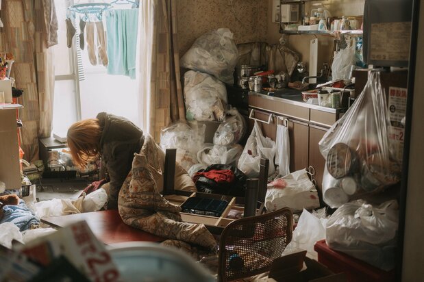 El apartamento donde An vive con su madre y su abuela. © 2023 Comité de producción de An no koto