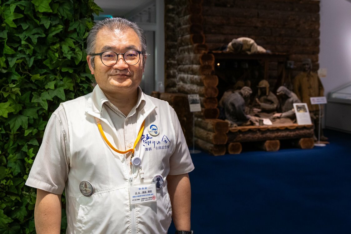 舞鶴・引揚語りの会代表の勝島さん