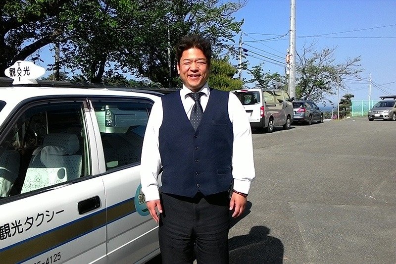 除染作業員梅原浩，現在留在福島開計程車（提供：姚巧梅）