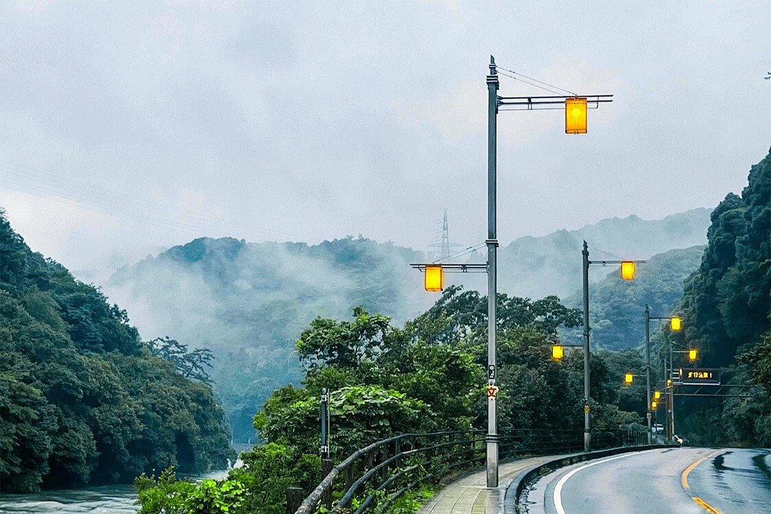 前往平等院的路上