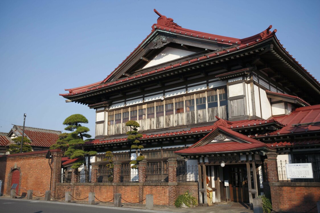 The Shayōkan’s distinctive irimoya-style roof.